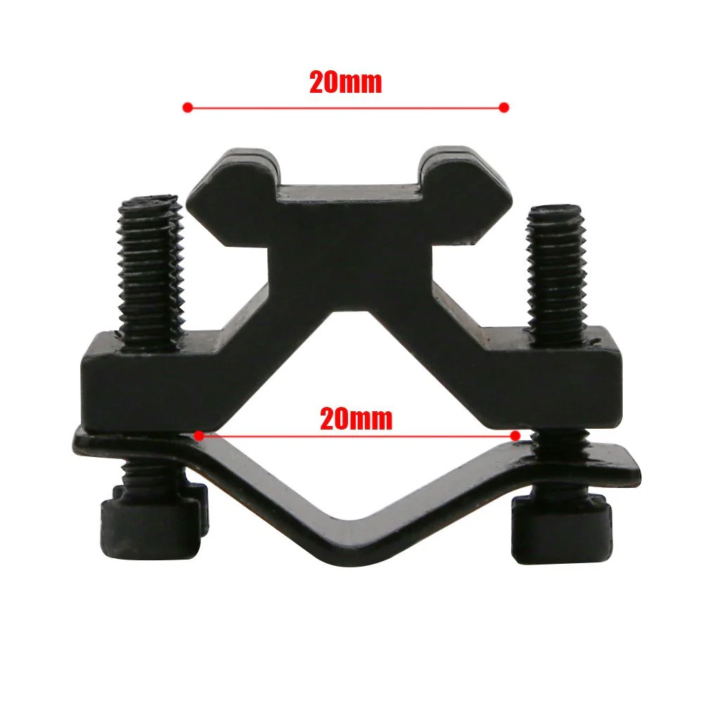 Barrel Mount Picatinny Rail - 10-20mm - Universal Single Rail Adapter - Image 4