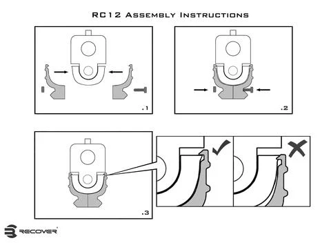 Rail Adapter for Glock 17 & 22 Gen 1 & 2 | Recover Tactical RC12 - Image 3