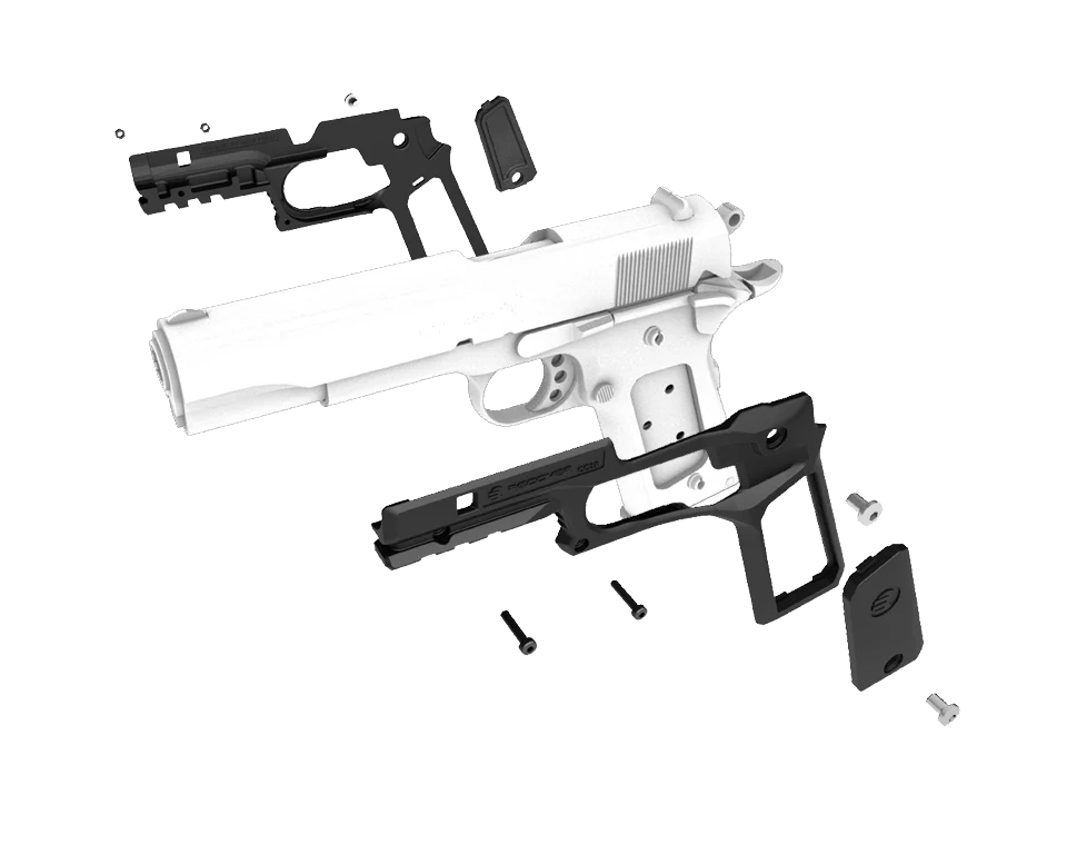 Rail and Grip Adapter System for 1911 | Recover Tactical CC3P - Image 3