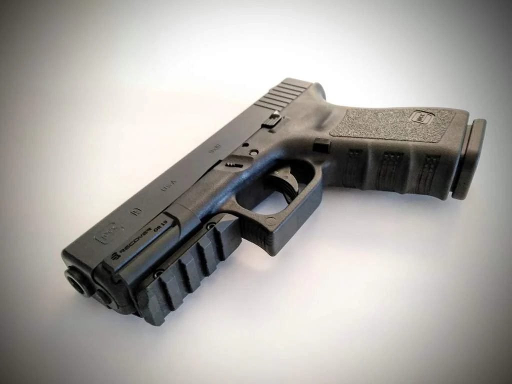 Rail Adapter for Glock 17 and Glock 19 - Gen 3 Gen 4 Gen 5 | Recover Tactical OR19 - Image 2