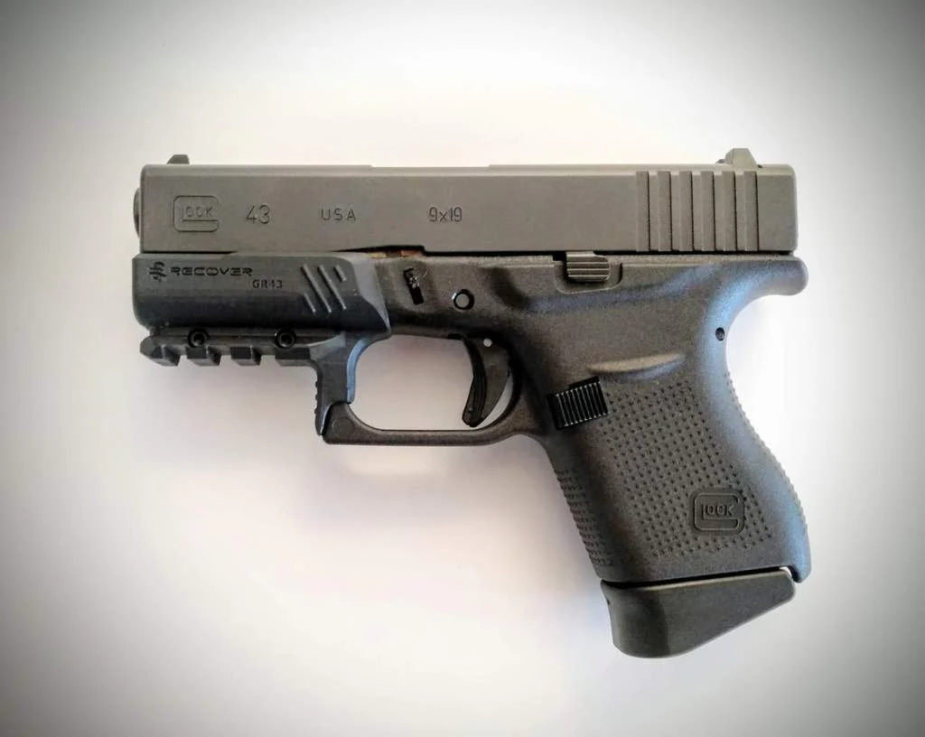 Rail Adapter for Glock 43, 43X, and 48 | Recover Tactical GR43 - Image 2