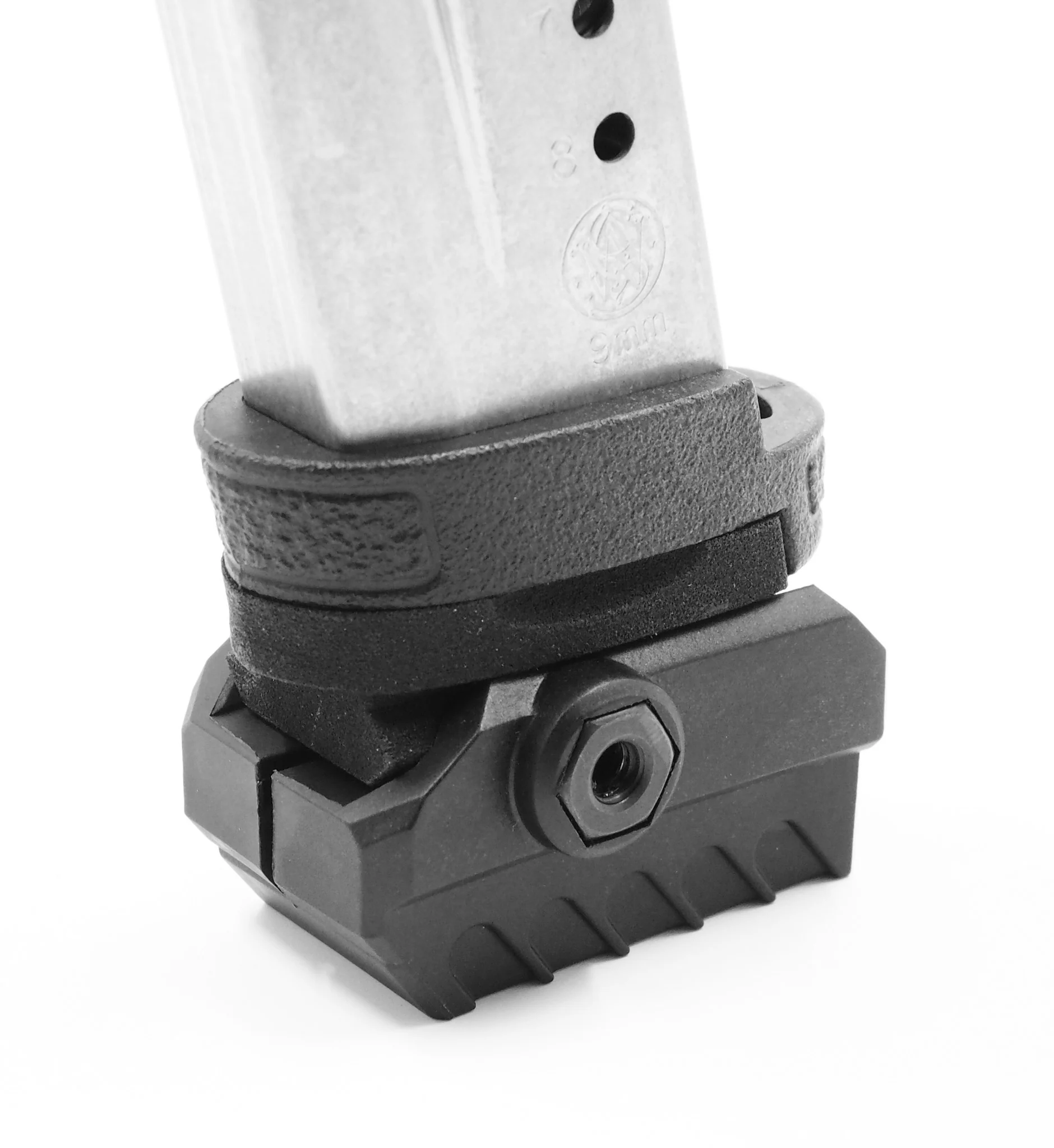 MagRail - Smith & Wesson M&P Shield 9MM - Magazine Floor Plate Rail Adapter - Image 3